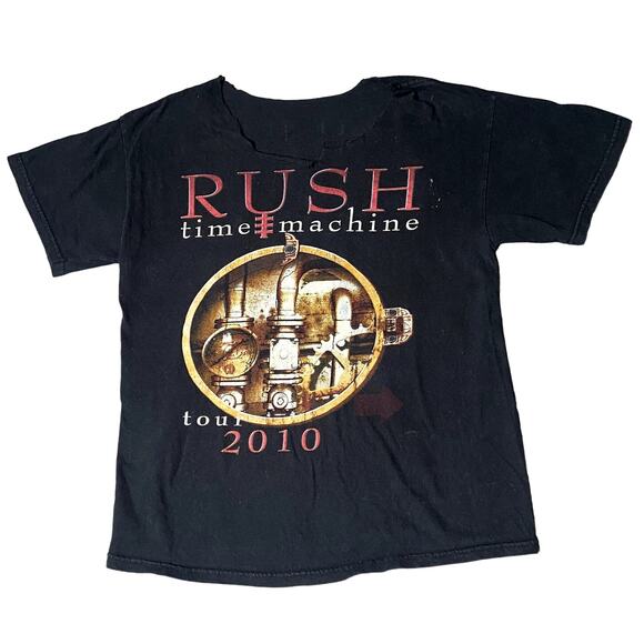 Rush Time Machine Concert Tour 2010 T-shirt Size Medium Distressed - Picture 3 of 5